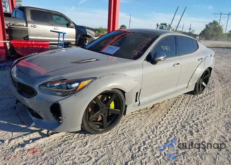 2019 Kia Stinger Gt2 из США, поврежденный, VIN KNAE55LC1K6052244